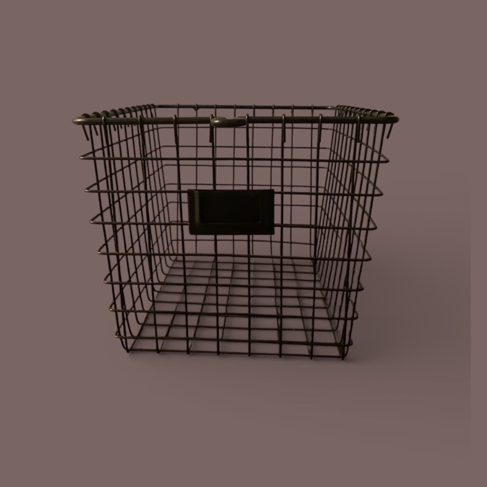 Farmhouse Metal Basket